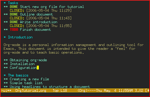 Noisy Org mode